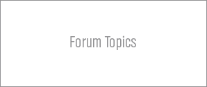 Forum Topics