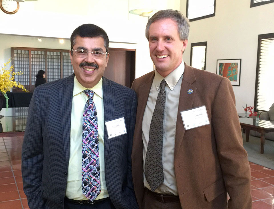 SMERC director, Rajit Gadh and California Energy Commissionaer David Hochschild